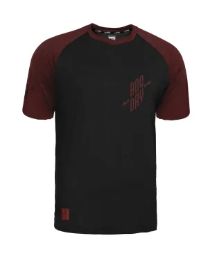 Rocday pánský dres s krátkým rukávem Stage Short, Black/Red
