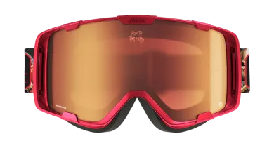 ElementStore - 2301010409-Parker Goggle (mtb)-RED_ IRON MAIDEN EDDIES_ RED CHROME-front