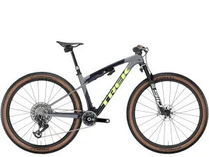 Trek Supercaliber SLR 9.9 Flight Attendant Gen 2 Navy Carbon Smoke Blue/Slate Grey/Glowstick Green