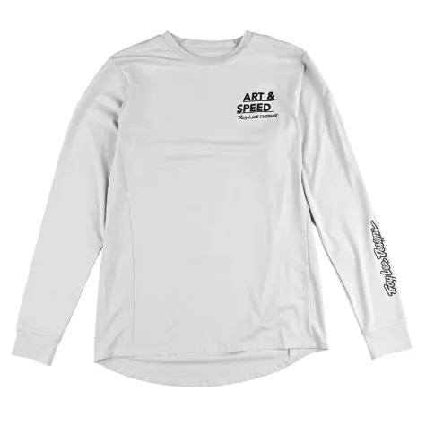 Troy Lee Designs dres Ruckus ART & SPEED bílý