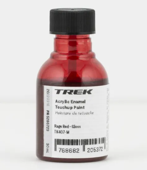 Trek Acrylic Enamel Touchup Paint TK407-M Rage Red
