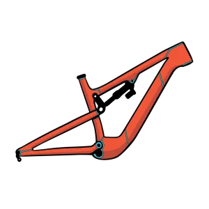 Polep ochranná folie na rám MTB