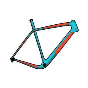 folie na rám gravel 30 % tyrkysová oranžová