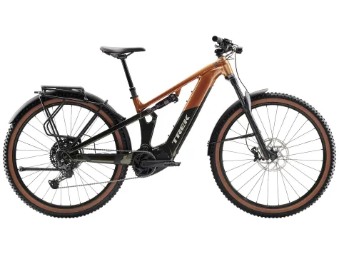 trek elektrické horské kolo Powerfly FS+ 4 Gen 4 měděná černá