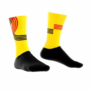 BIORACER Official Team Belgium Technical Socks Yellow – Olympic Edition