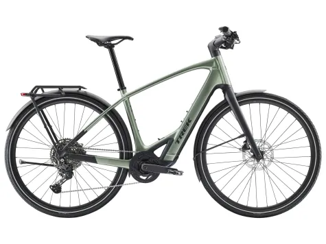 TREK elektrokolo FX+ 7 Lichen Green Gloss