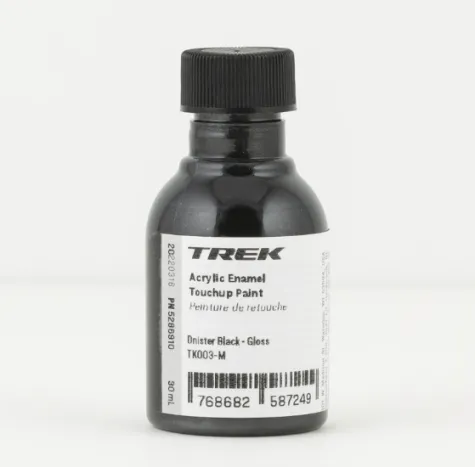 Trek Acrylic Enamel Touchup Paint TK003-M Dnister Black Gloss
