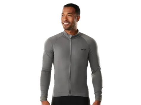 Trek cyklistický termodres Circuit s dlouhým rukávem šedý
