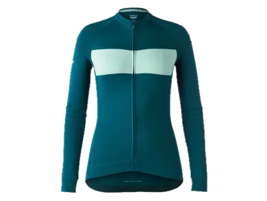 ElementStore - ﻿Dámský dres s dlouhým rukávem Trek Circuit LTD﻿, tyrkysová 