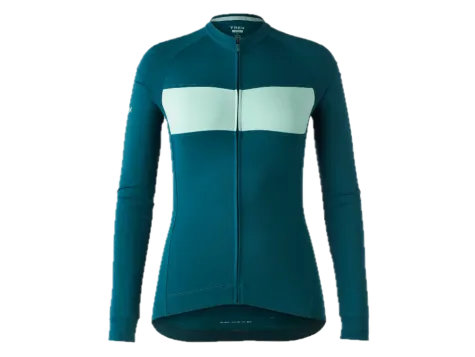 Trek dámský cyklistický dres s dlouhým rukávem Circuit LTD tyrkysový