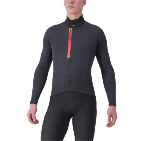 ElementStore - Castelli pánský termo dres, Entrata, Light Black/Red