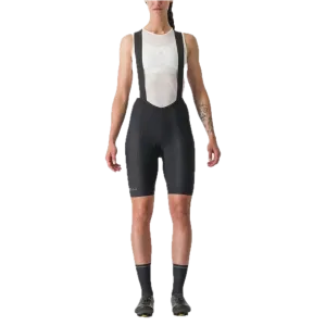 Castelli dámské kraťasy s laclem Espresso, Black