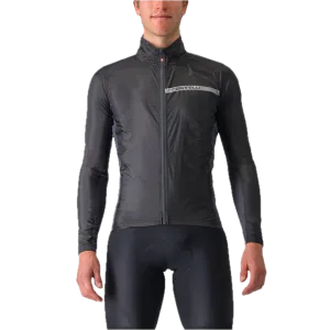 Castelli větrovka Squadra Stretch Light Black Dark Gray