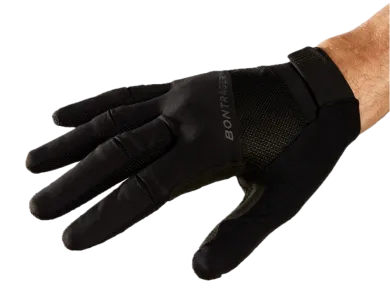 ElementStore - Celoprstové cyklistické rukavice Bontrager Circuit s dvojím gelem, černé