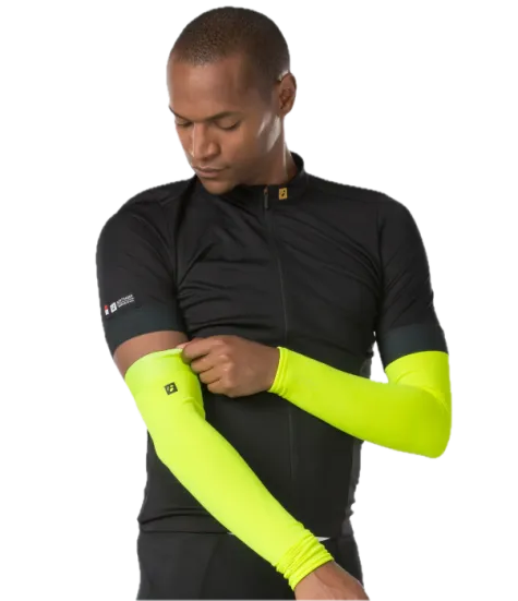Trek cyklistické termonávleky na ruce radioaktivní žlutá