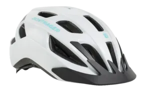 Cyklistická přilba Bontrager Solstice, bílá/zelená opálová