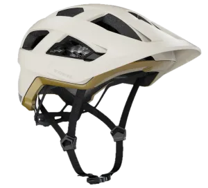 MTB přilba Trek Quantum WaveCel, Era White/Old Style Gold