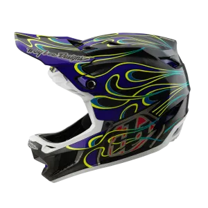 Troy Lee Designs Integrální helma D4 Carbon MIPS, Torched, black/purple