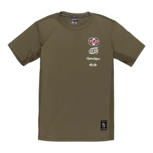 Troy Lee Designs tričko Skyline khaki