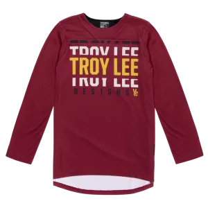 Troy Lee Designs Pánský Dres Ruckus 3/4 Jersey, Spun, oxblood