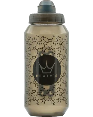 Peaty's láhev na kolo Fidlock Lockin Big Dog Bottle Logo Smoke 750 ml