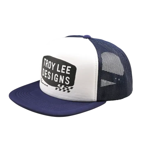 Troy Lee Designs kšiltovka Trucker Stamp Vintage White Navy