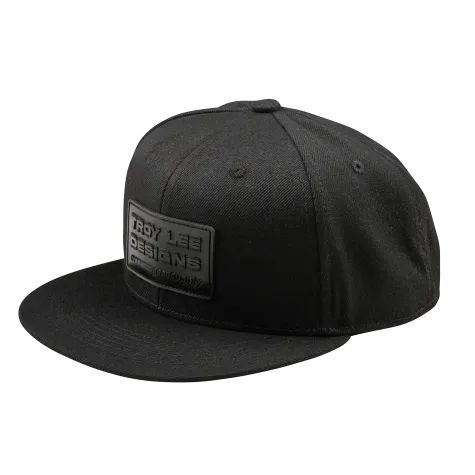 Troy Lee Designs kšiltovka Flat Bill Factory černá
