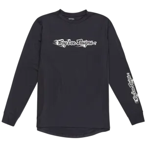Troy Lee Designs Pánské Tričko s dlouhým rukávem, Ruckus, Burn Out, carbon