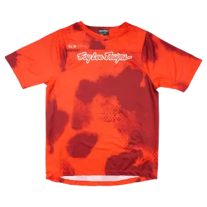 Troy Lee Designs Dětský dres s krátkým rukávem Skyline Jersey, Flared, fiery red