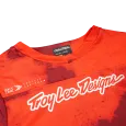 Troy Lee Designs dětský dres s krátkým rukávem Skyline Jersey Flared fiery red