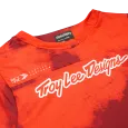 Troy Lee Designs dětský dres s krátkým rukávem Skyline Jersey Flared fiery red