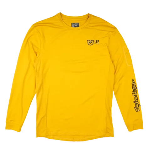 Troy Lee Designs dětský dres s dlouhým rukávem Ruckus Ride Eyez safron