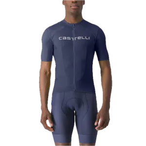 Castelli pánský cyklistický dres Prologo Lite tmavě modrá