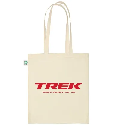 ElementStore - Trek plátěná taška Ride Bikes Have Fun Feel Good Tote Bag, Tan