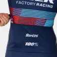 Santini dámský cyklistický dres Trek Factory Racing modrý