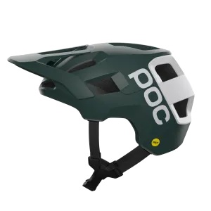 POC cyklistická přilba Kortal Race MIPS Pargasite Green Matt/Hydrogen White Matt
