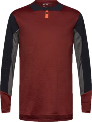 Fox pánský dres s dlouhým rukávem Defend Ls Jersey, Rust