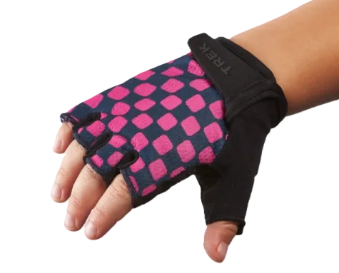 Trek dětské cyklistické rukavice Evoke růžové