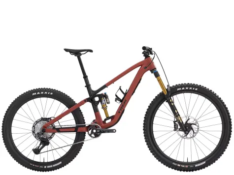 Trek horské kolo Fuel MX 9 XT Di2 Gen 7 Sedona Red Pennyflake Splatter