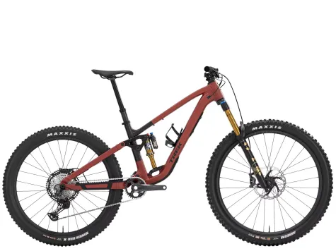 TREK horské kolo Fuel MX 9 XT Gen 7 Matte Sedona Red Pennyflake Splatter