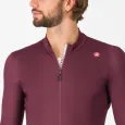 Castelli pánský cyklistický termo dres Espresso Deep Bordeaux