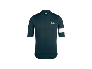 Rapha pánský cyklistický dres Core, tmavě zelená/bílá
