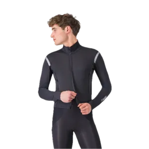 Castelli pánská cyklistická bunda, PERFETTO RoS 3, light black/silver reflex