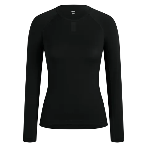 ElementStore - Rapha dámské spodní cyklistické tričko s dlouhým rukávem Merino, černé