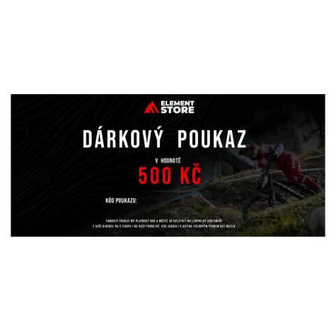 ELEMENT STORE dárkový poukaz 500 Kč černá