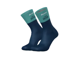 Santini cyklistické ponožky Driftless tmavě modré