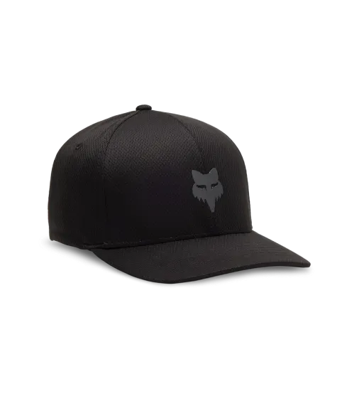 Fox kšiltovka Head Tech Flexfit černá šedá