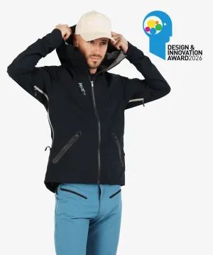 Dirtlej cyklistická unisex bunda Weathershield Waterproof, černá