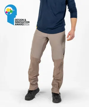 Dirtlej pánské cyklistické kalhoty Trailscout Half & Half Long, Dust/Grey