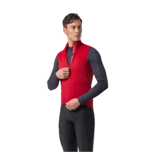 Castelli pánská cyklistická vesta Transition Air, Rich red